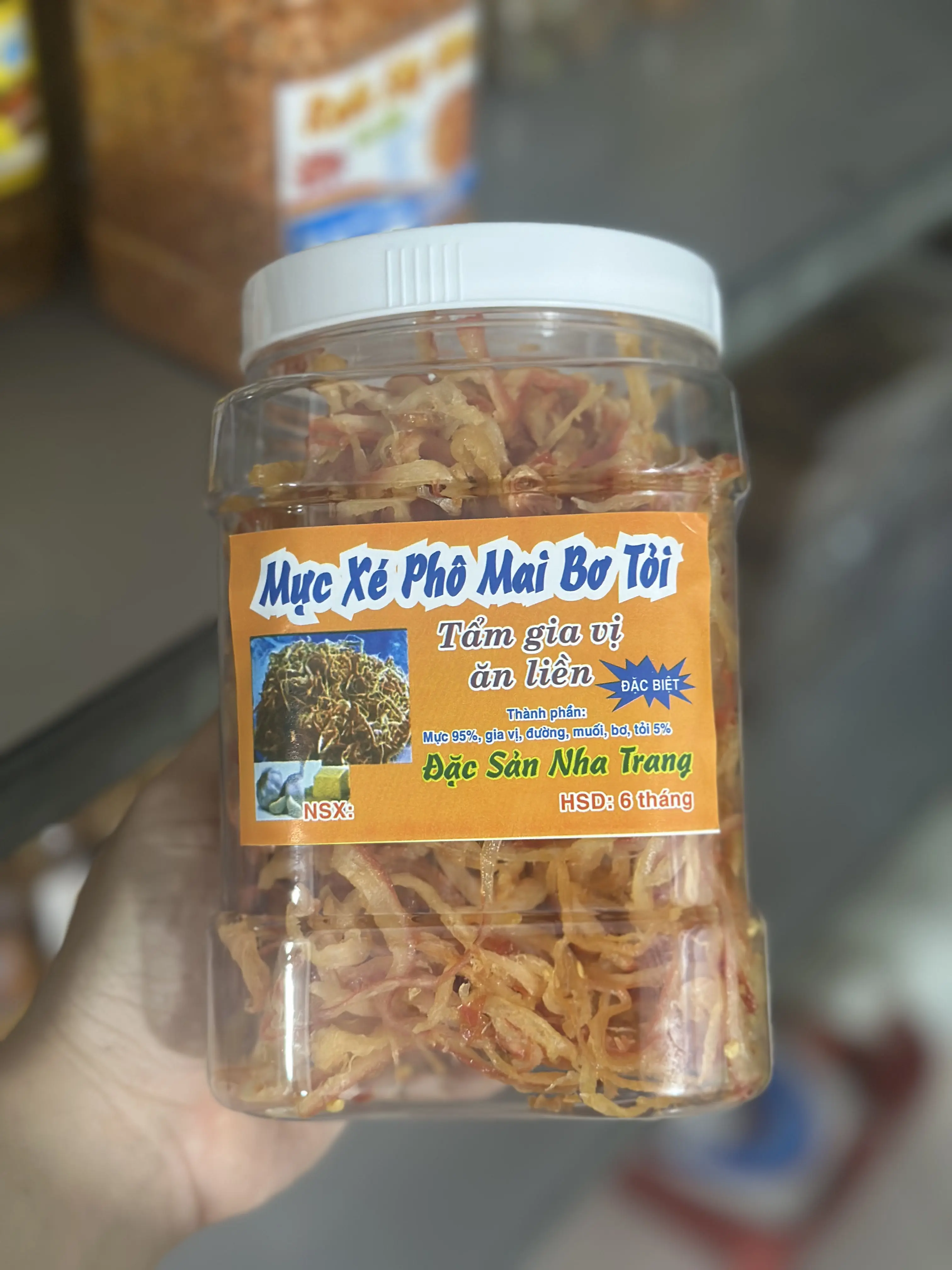 Mực xé phô mai bơ tỏi